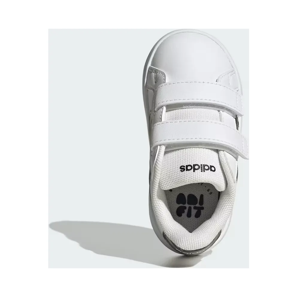 adidas Grand Court 3.0 Shoes Infants “Cloud White / Tent Green / Core Black” (KJ0858)