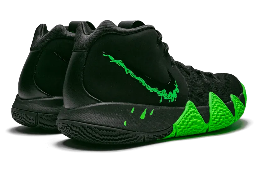 Nike Kyrie 4 “Halloween – BLACK / RAGE GREEN” (943806-012)