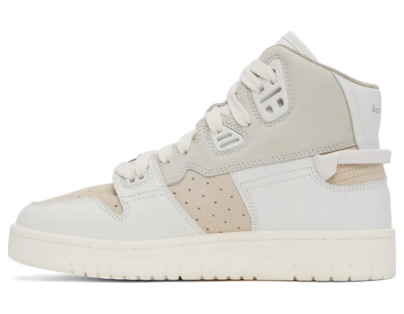 Acne Studios Off-White Leather High-Top Sneakers (AD0402-) (3)