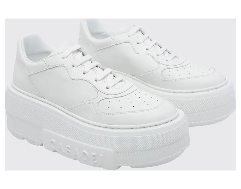 Casadei Leather Platform Sneakers White (2X115B0701SALEN9999)