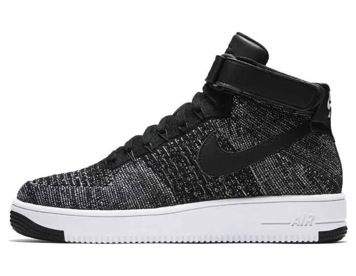 Nike Air Force 1 Ultra Flyknit Mid Oreo -Black White (817420-004)