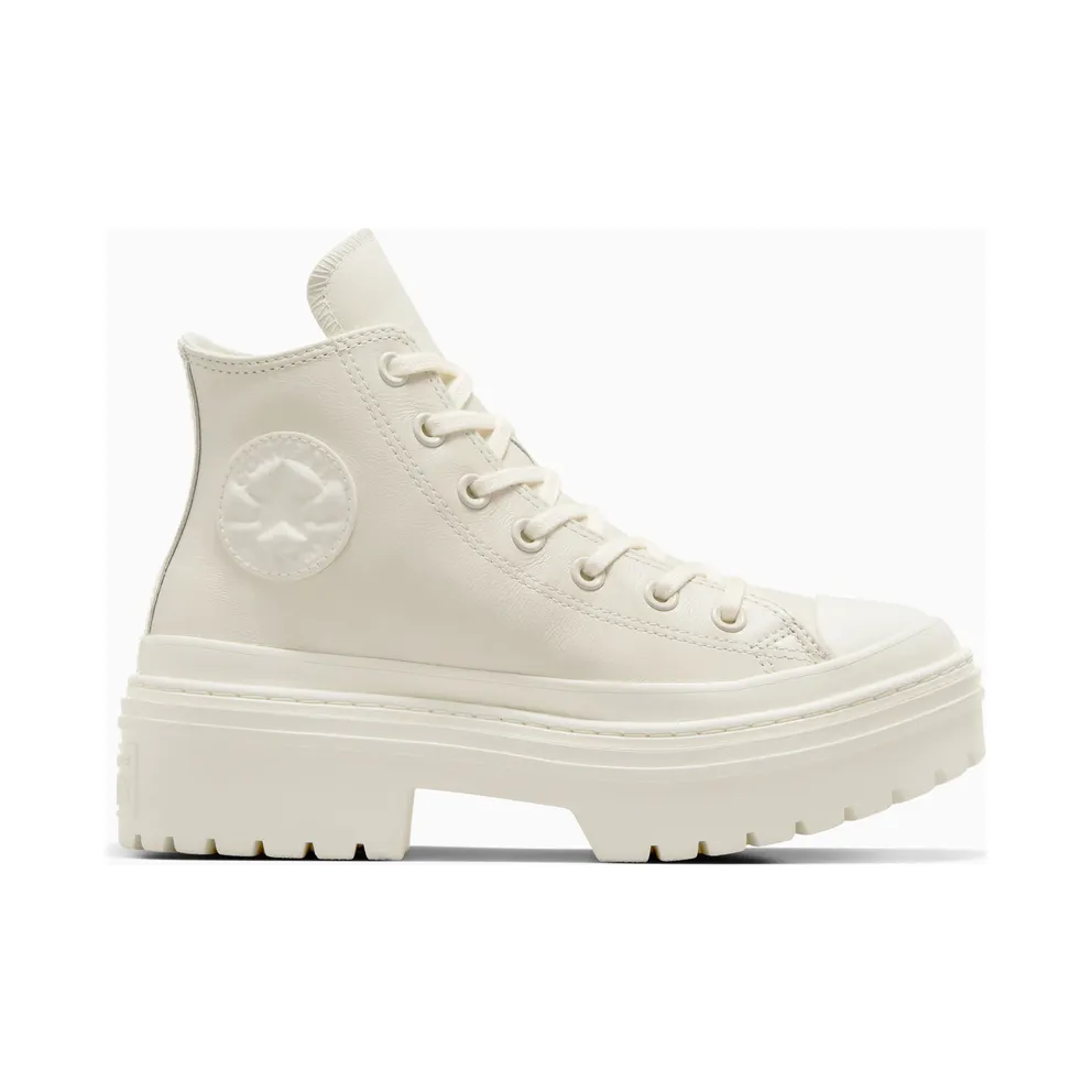 Converse Chuck Taylor All Star Lugged Heel Leather Platform White Beige (A10370C)