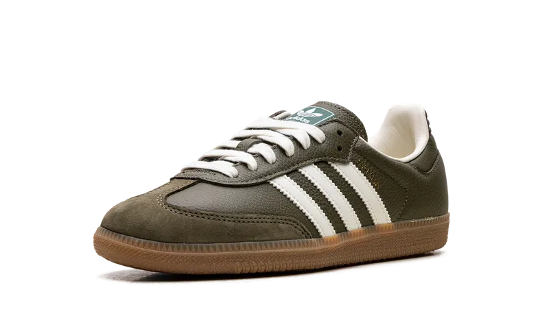 Adidas Samba OG “med dark khaki/off-white/gum” (JR0890)