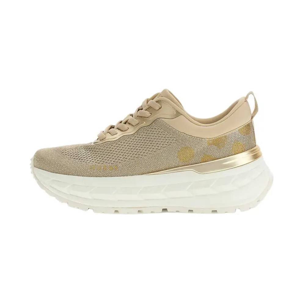 Guess – Runit 4G Logo Running Shoes – Women – Shoes – Grey (FLPRN3FAB12-PLATI)