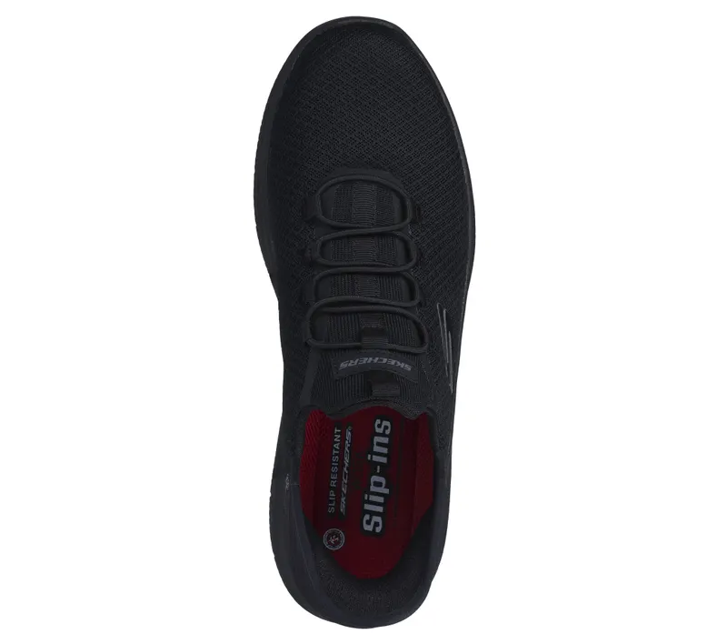 Skechers Slip-ins Work Slip-Resistant: Summits – Colsin – Black – “Black” (200205EC BBK)