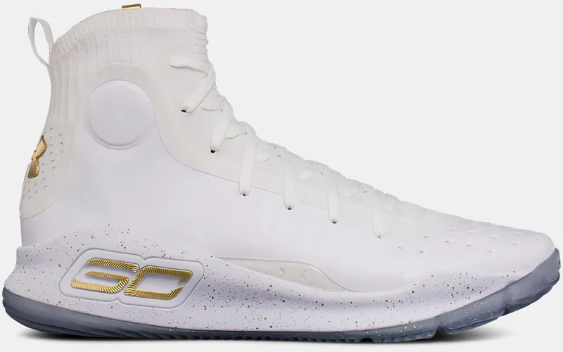 Under Armour Curry 4 White Gold White/Metallic Gold (1298306-102)