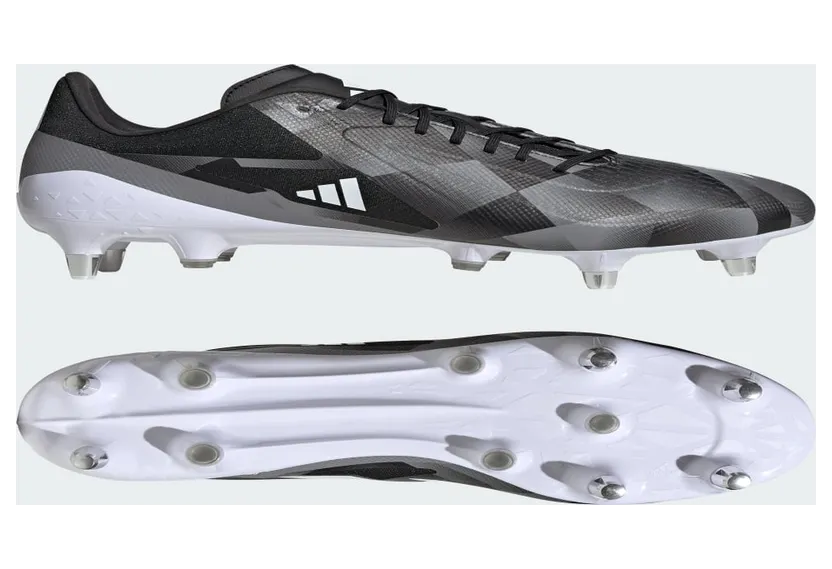 adidas Adizero RS15 Ultimate SG Rugby Core Black White Grey (JQ2346)
