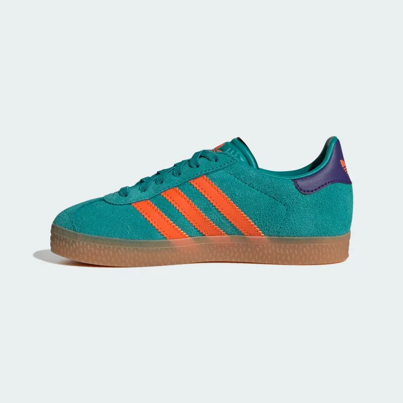 Adidas Gazelle Comfort Closure with Elastische Veters Kids Pure Teal / Impact Orange / Collegiate Purple (JR7428)