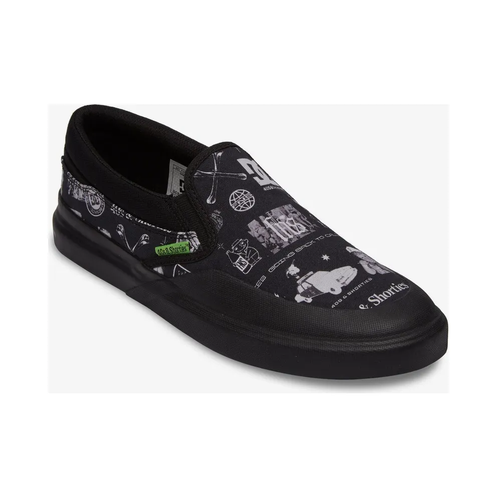 DC DC INFINITE SLIP-ON FNS Black (ADYS100619blk)