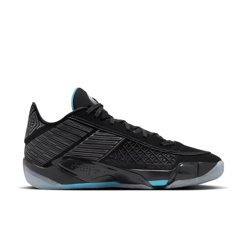Jordan 38 Low Black Gamma Blue (Translucent Sole) (FD2326-004)