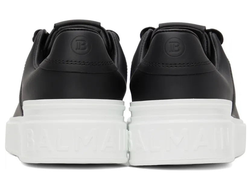 Balmain Black B-Court Sneakers (XN1VI690LVTR) (4)