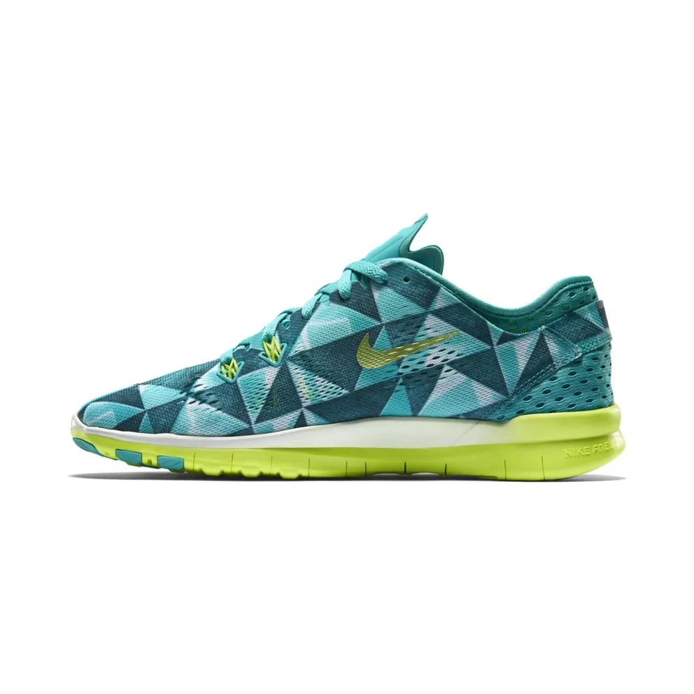 Nike Free 5.0 TR Fit 5 PRT Light Retro/Volt-Artisan Teal-White (W) Light Retro/Volt-Artisan Teal-White (704695-402)