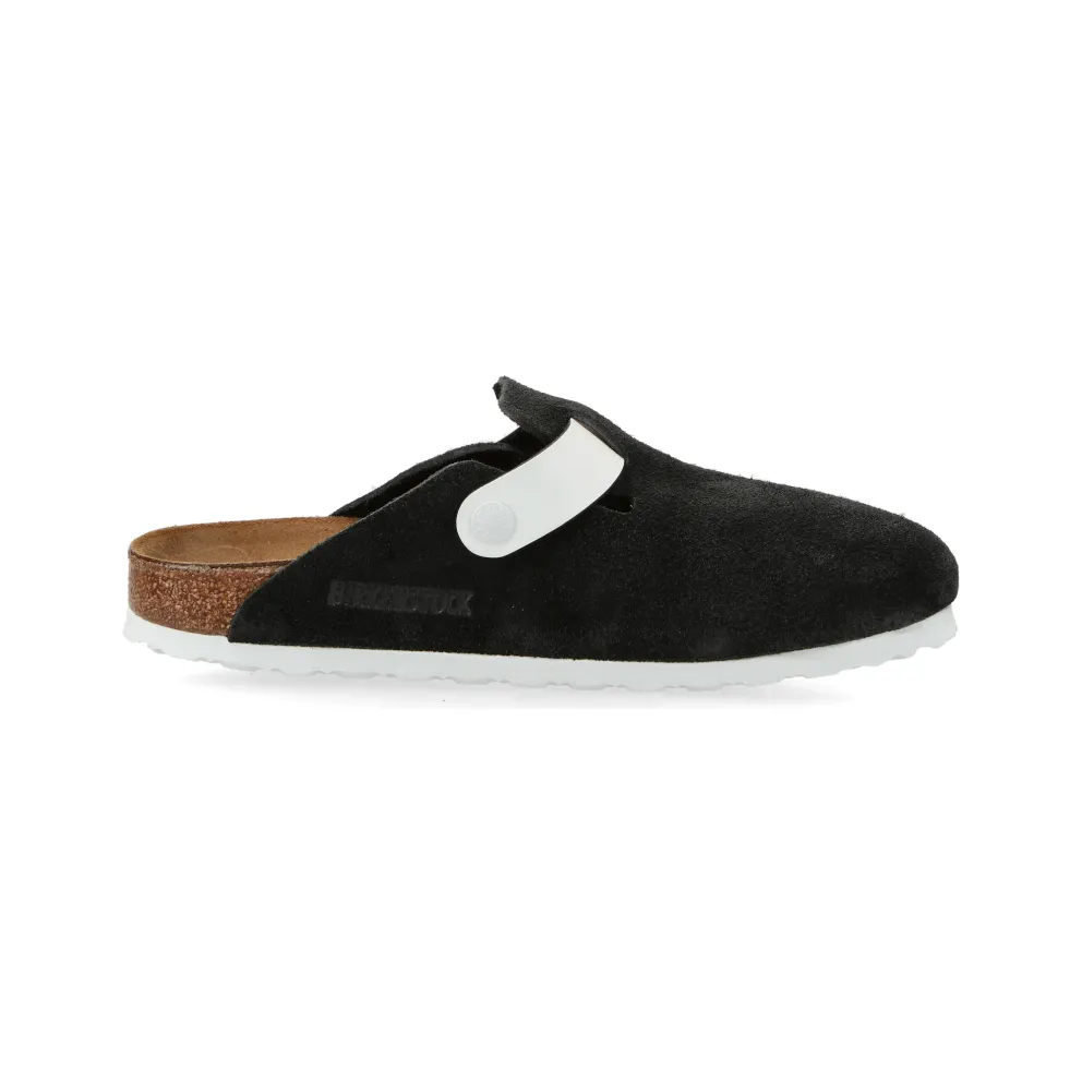 Birkenstock Boston VL W (Black / White) – 1025937