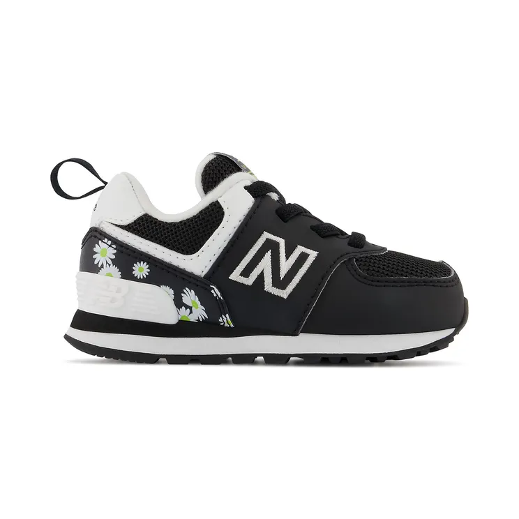 New Balance 574 Bungee TD “Black Florals” (ID574FP1)