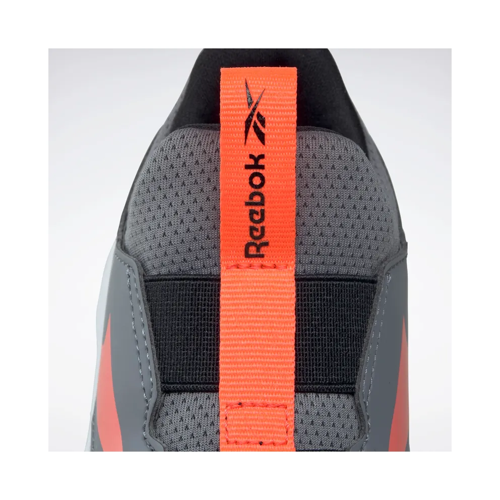 Reebok XT Sprinter Slip-on Shoes Cold Grey 5 / Black / Orange Flare