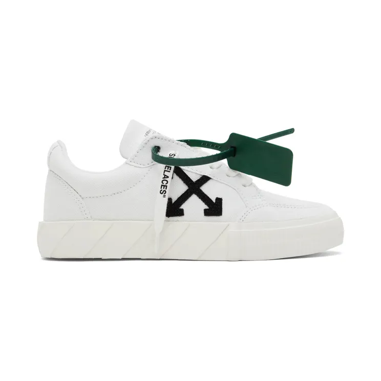 Off-White White Vulcanized Low Sneakers (OWIA272C99FAB0020110)