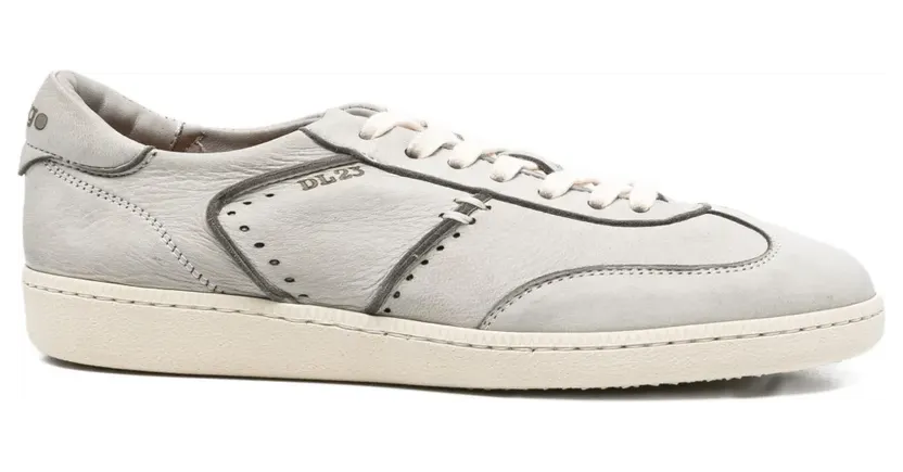 Lemargo Slipper mit perforiertem Detail “Grey” (HZ01A)