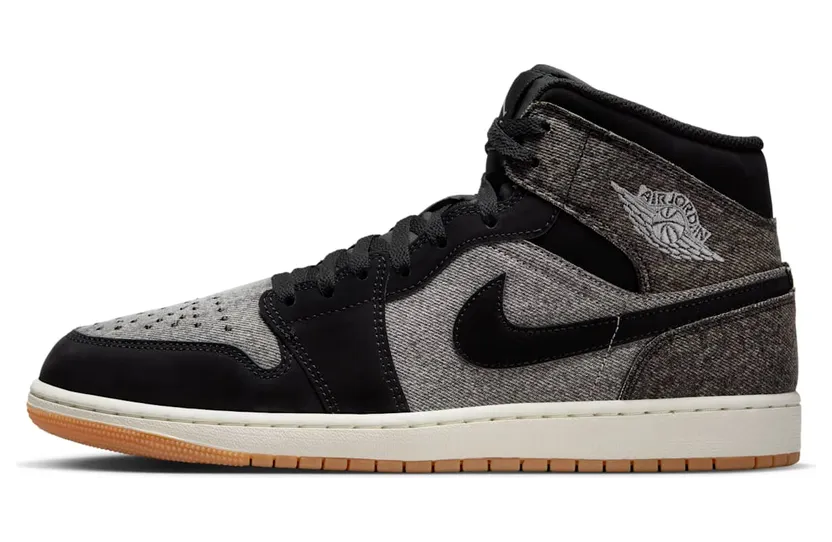 Jordan 1 Mid SE Black Denim (HJ4363-001)