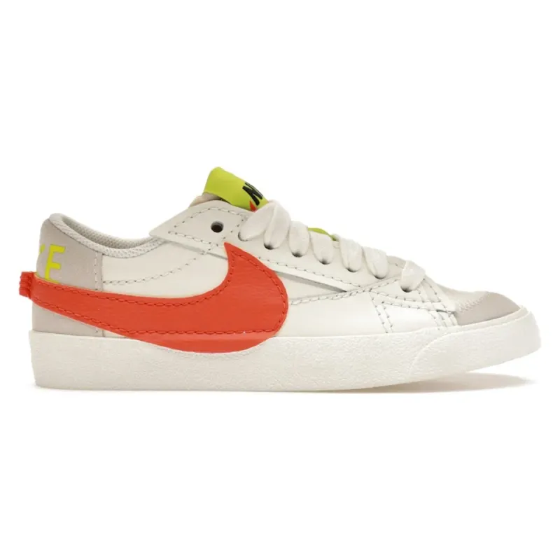 Nike Blazer Low ’77 Jumboen Grey – “White / Volt Orange / Yellow” (DQ1470-103)