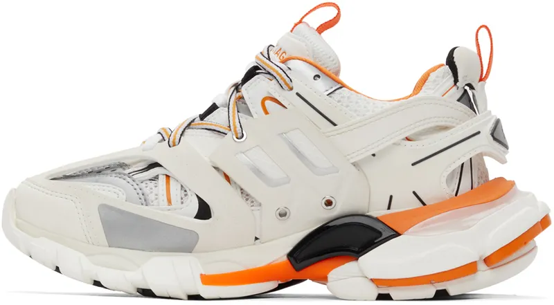 Balenciaga Orange & White Track (542436 W1GB1)