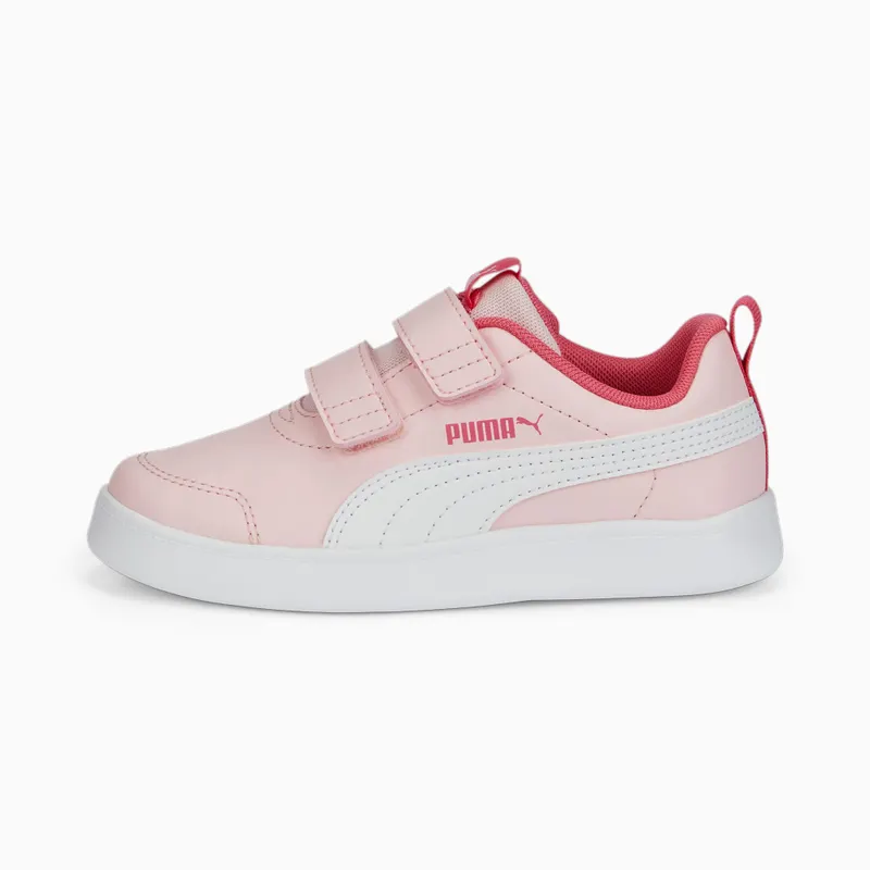 PUMA Courtflex V2 Kids’ Almond Blossom/White (371543-25)