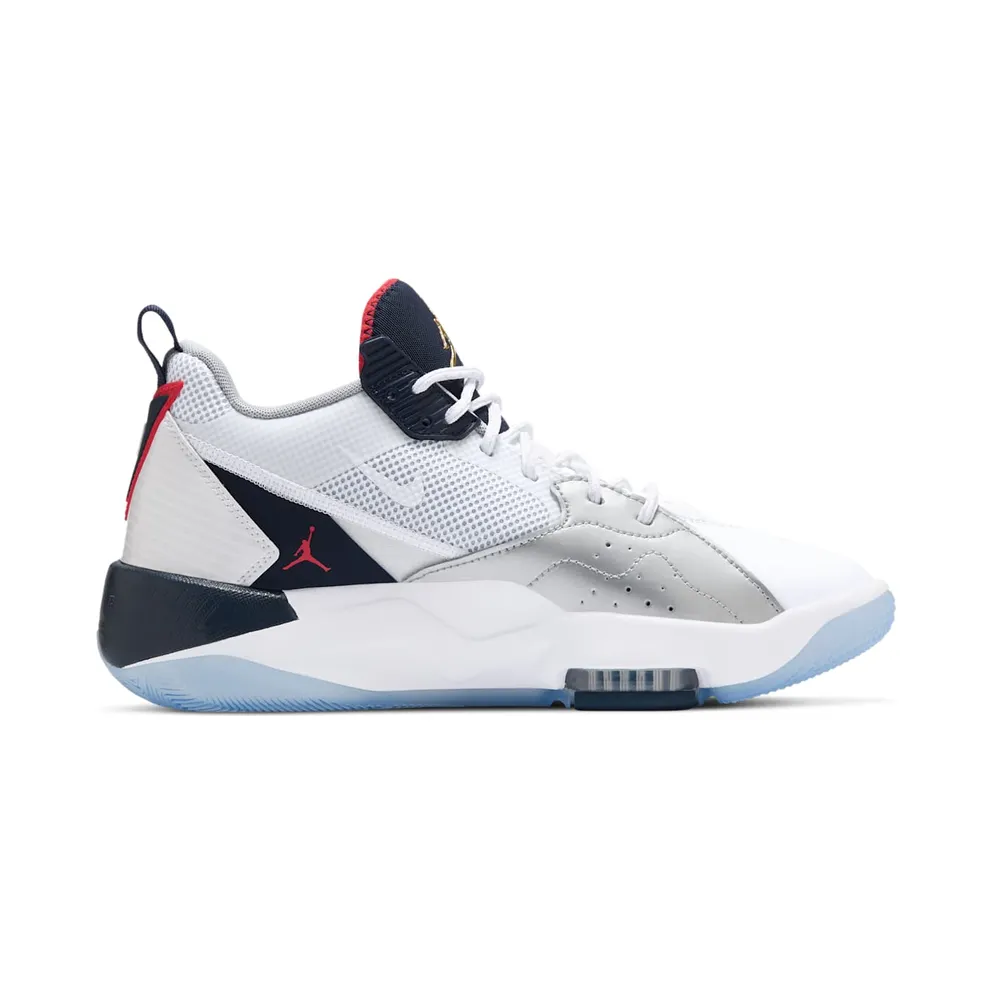 Jordan Zoom 92 Olympic White/Obsidian-True Red-Metallic Silver (CK9183-101)
