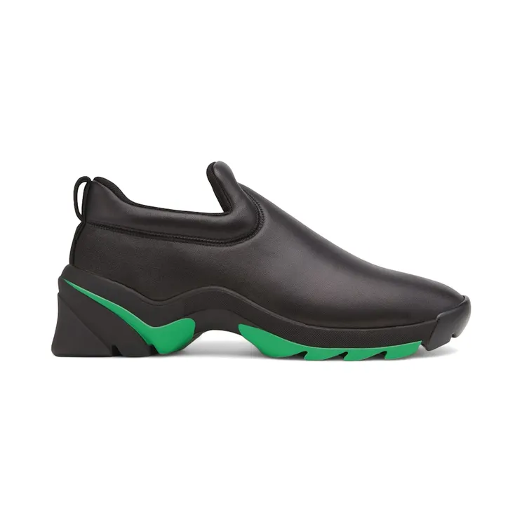 Bottega Veneta Lagoon Low Top Leather Black Grass (667069 VBSD0 1295)