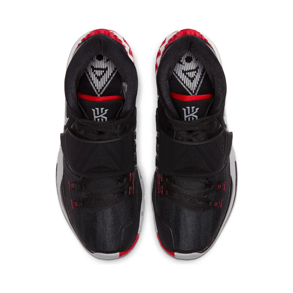 Nike Kyrie 6 Bred Black/Black-University Red-White (BQ4630-002)