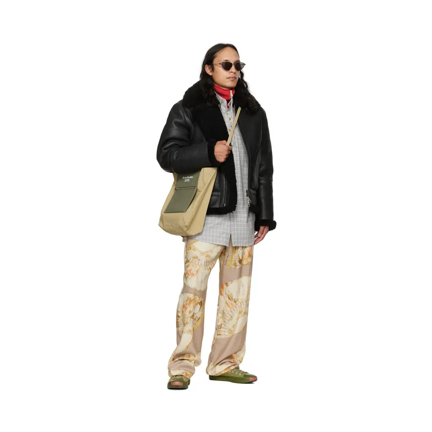 Acne Studios Green Ballow High AB7 OLIVE GREEN (BD0226-) (5)