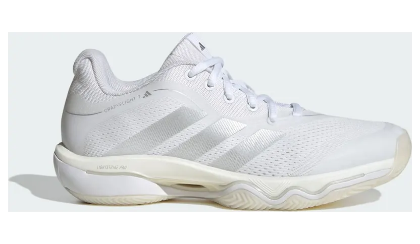 Adidas CRAZYFLIGHT 7 Cloud White / Silver Metallic / Cloud White (KJ1277)