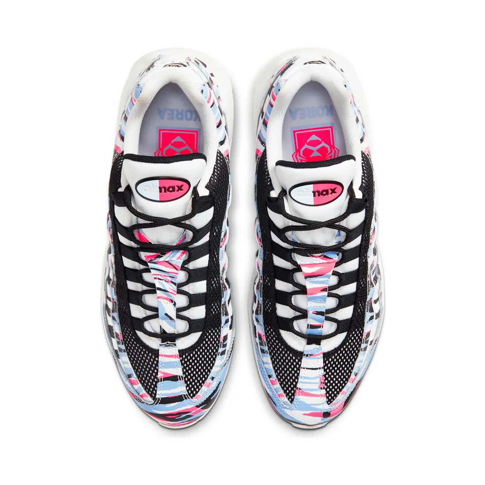 Nike Air Max 95 Country Pack Korea White/Black-Royal Tint-Racer Pink (CW2359-100)