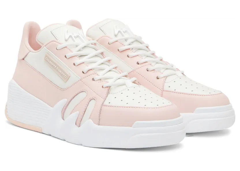 Giuseppe Zanotti Pink & White Talon Sneakers (RM10005-91381) (4)