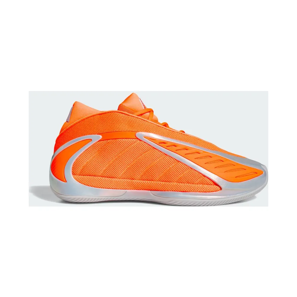 Adidas Anthony Edwards 2 Shoes Lucid Orange / Silver Metallic / Grey One (KK1390)