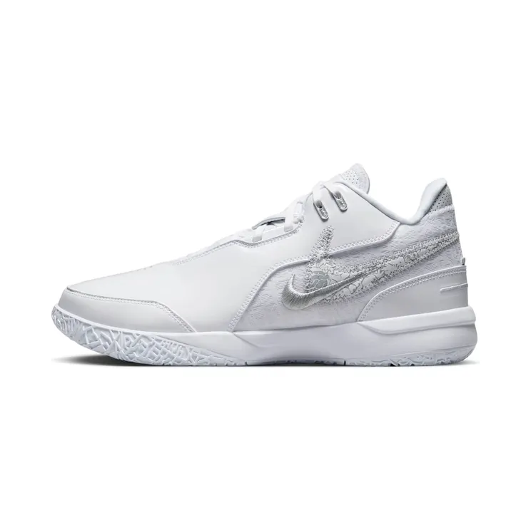 Nike Zoom Lebron NXXT GEN AMPD “White / Metallic Silver / Light Smoke Grey” (FJ1566-102)