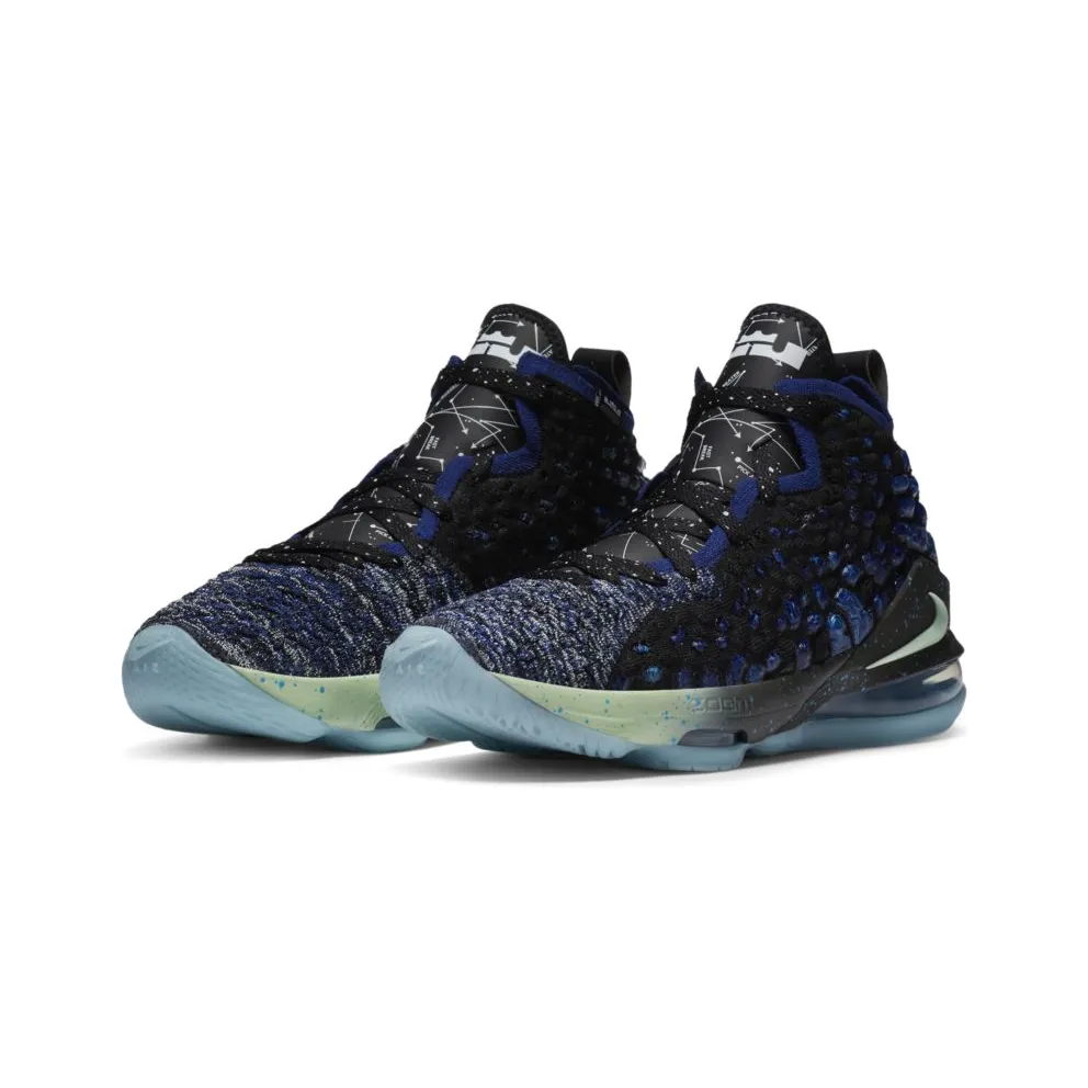 Nike LeBron 17 Constellations (GS) Black/Volt-White (BQ5594-407)