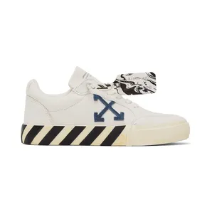 Off-White White Vulcanized Eco Canvas Sneakers (OMIA085F21FAB0010146)