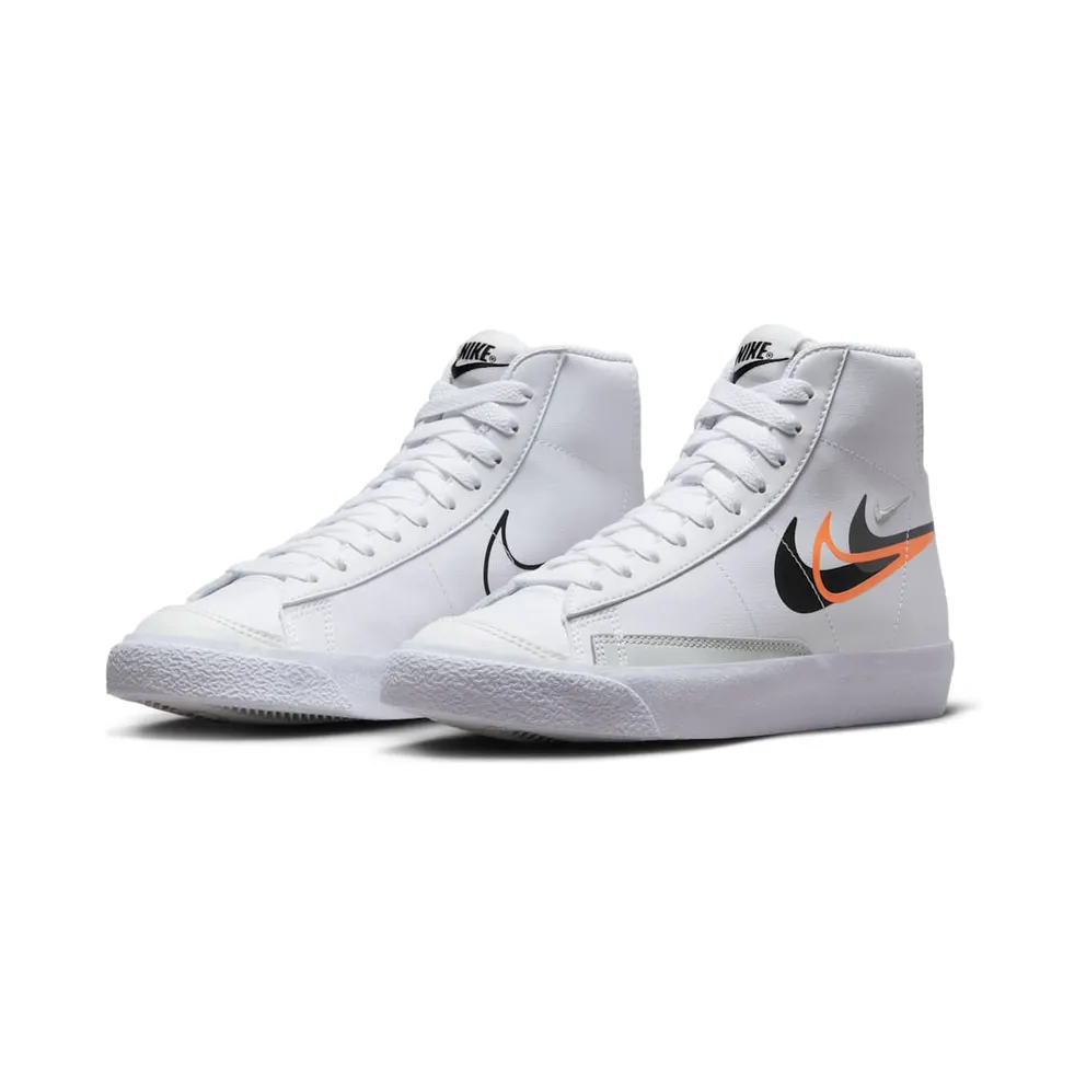 Nike Blazer Mid “White / Bright Mandarin / Medium Ash / Black” (FN7788-100)
