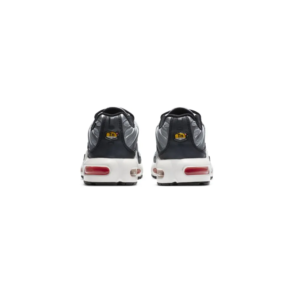 Nike Air Max Plus Sky Pack (GS) Metallic Silver/Hyper Crimson-Blue Fury-Speed Yellow (CW6010-001)