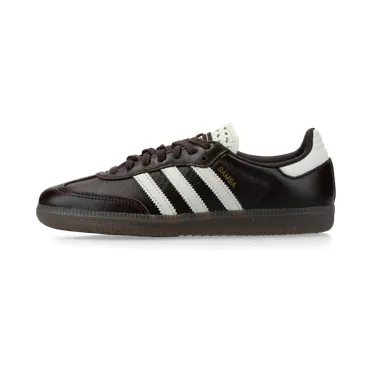 adidas Samba OG Basketweave Tongue Aurora Coffee Off White