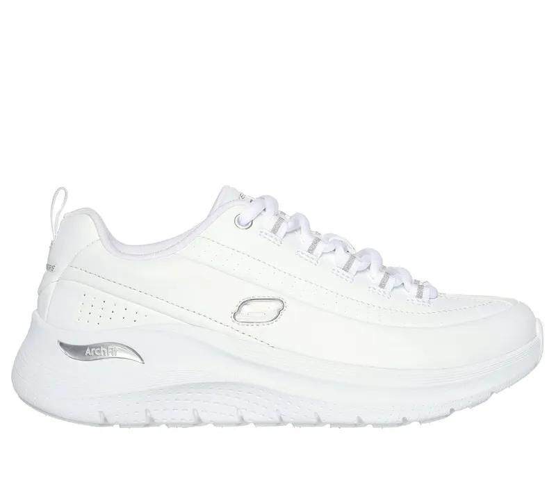 Skechers Arch Fit 2.0 – Star Bound Sneaker White/Silver
