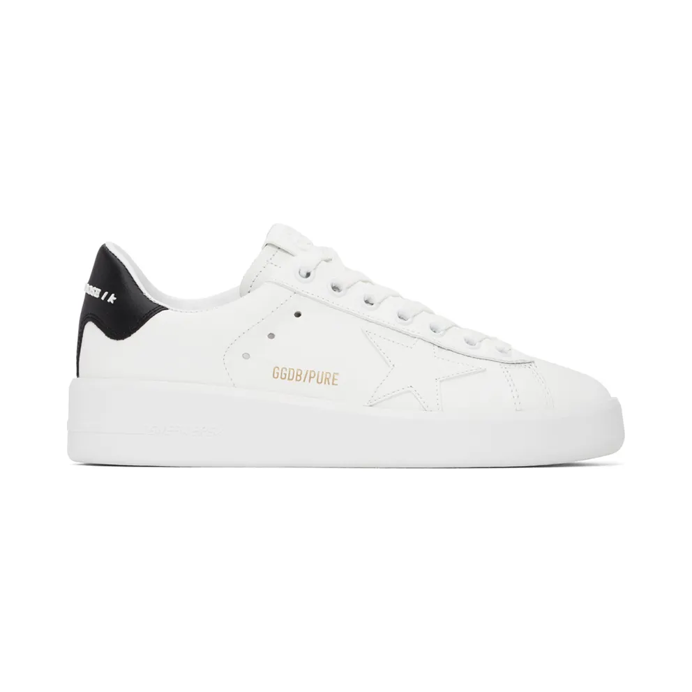 Golden Goose White Purestar Leather Sneakers (GWF00197.F000537.10283)