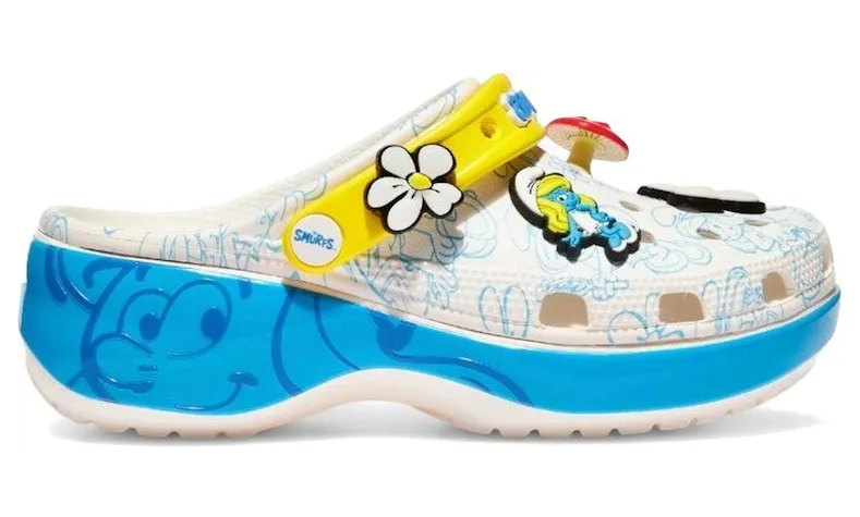 Crocs Classic Platform Clog The Smurfs (210822-90H)