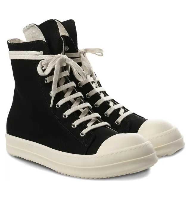 Rick Owens Drkshdw Temple High-top “Black/Neutrals” (DU01F4800 DO 911) (2)