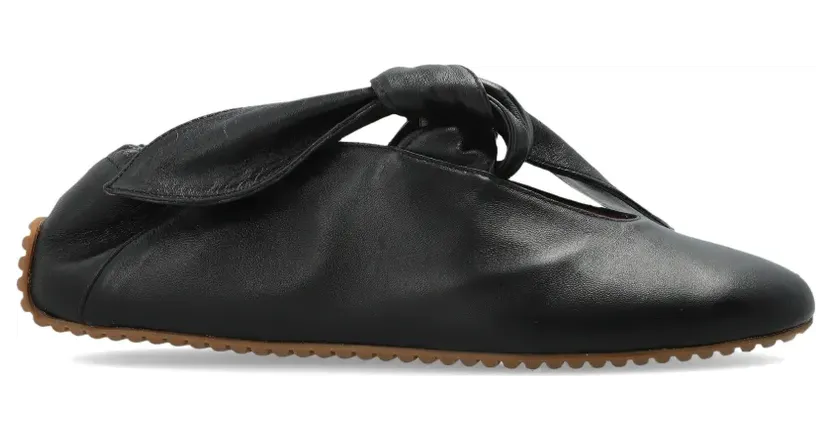 Odissi Tess geknoopte leren “Black” (OD46015A23000)