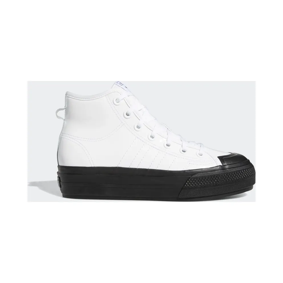 adidas Nizza RF Platform Mid Schuh Cloud White / Cloud White / Core Black (FY7606)
