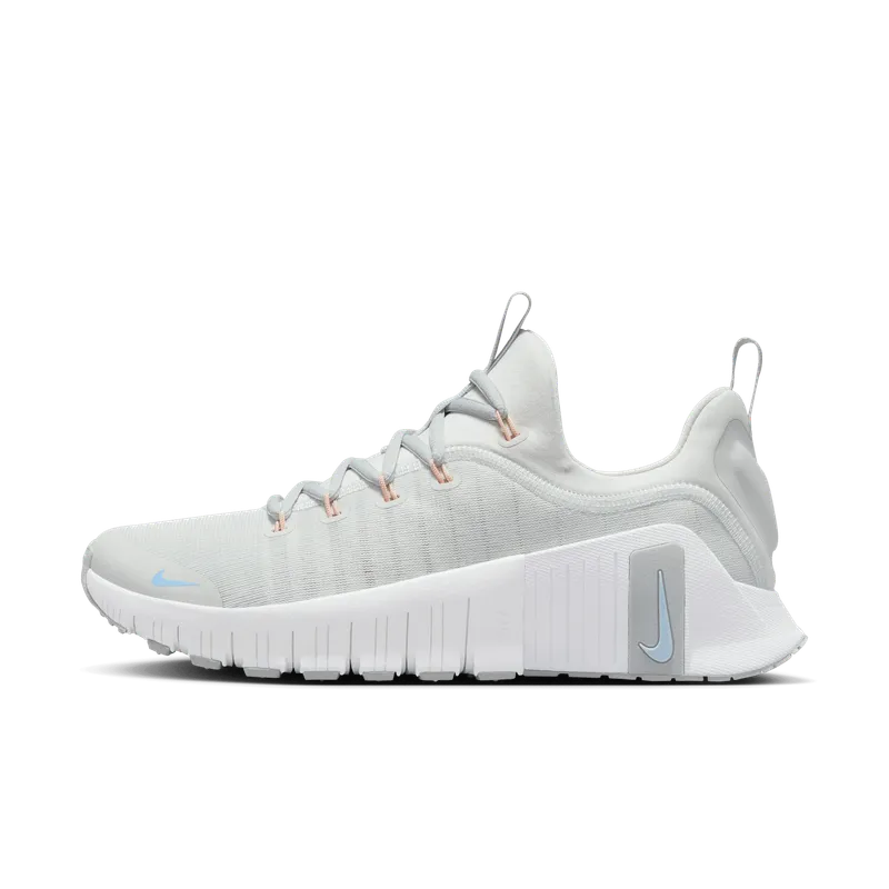 Nike Free Metcon 6 Photon Dust Light Smoke Grey Summit White Metallic Silver (FJ7126-007)