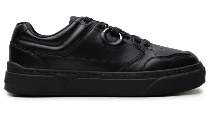 Ferragamo Slip-On-Sneakers mit Gancini-Detail – Schwarz (796658)
