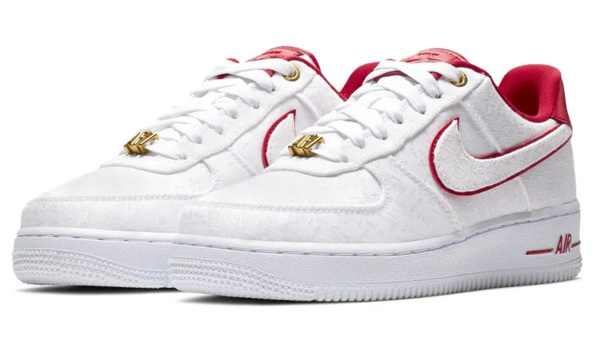 Nike Air Force 1 Low Lux White Red (W)
