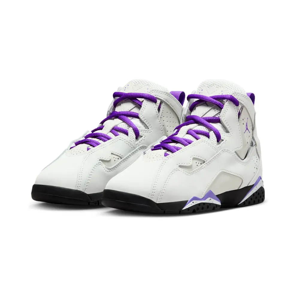 Jordan True Flight Light Base Grey White Black Purple Venom (343796-052)