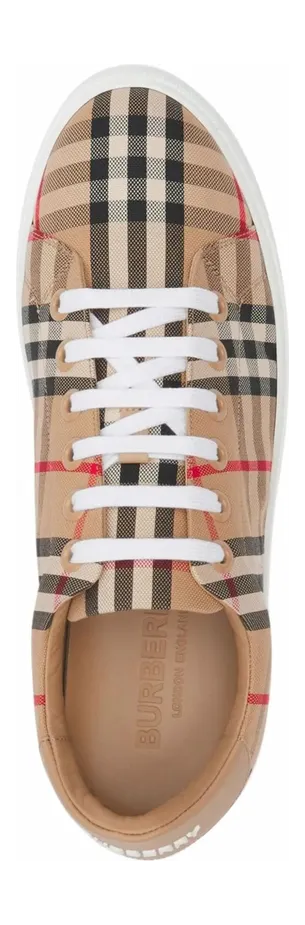 Burberry Check and Leather “Neutrals/Black” (8049777 LF TRN NEW A7026) (2)